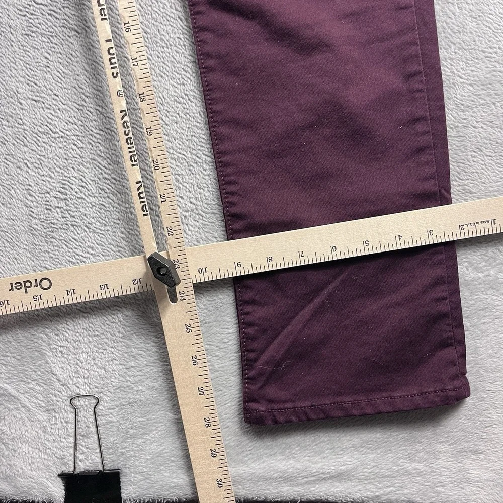 Banana‎ Republic Travel Jean 31x28* Slim Fit Mens Denim Pants Maroon
